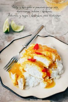 Sosik - super!

Filety z kurczaka w sosie pomarańczowo-imbirowym

Składniki, 2 porcje:

Kurczak:
• 1 pojedynczy filet z piersi kurczaka
• sól
• 1 łyżeczka mąki ziemniac...