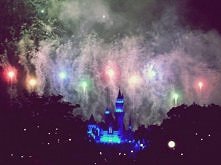 DISNEYLAND at night ! <3