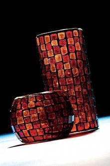 lampiony z mozaikowych szkiełek