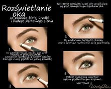 rozświetlanie oka za pomocą...