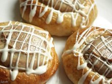 Drożdżówki serowo-nutellowe