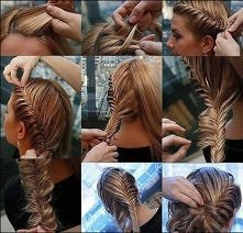 fryzurka z warkoczami