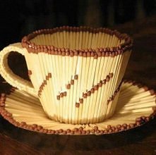 Cup Made From Matches!