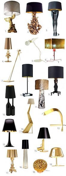 Lampy, różne.