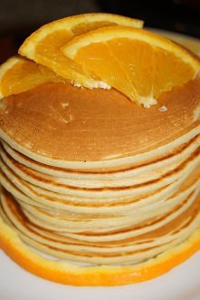 pancakes z pomarańczą