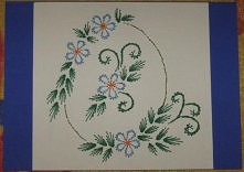 Kartka Wielkanocna - Haft Matematyczny