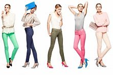 Kolorowe spodnie - od razu ...