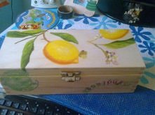 Pudełeczko na herbatkę deko...