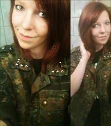 Zakupiłam dziś koszulę moro , wygodna fajna i polecam ! Jednak ja jeszcze mam zamiar doszyć flagi na rękawach , imiennik oraz ćwieki. Koszula leży idealnie a oprócz guziczków je...