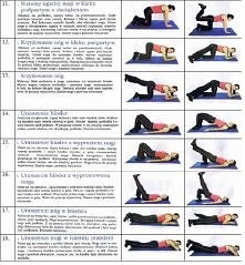 ćwiczenia na uda i brzuch.....