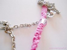 Bransoletka z łańcuszka i m...