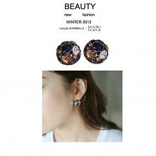 kolczyki kulki. Broschka Bazar