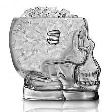 Brainfreeze Glass Skull Ice Bucket