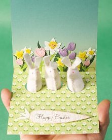 Rabbit Finger-Puppet Card