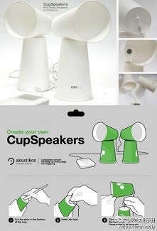 diy, diy projects, diy craft, handmade, diy cup speakers