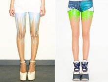 neon melting tights
