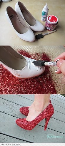 Brokatowe czółenka