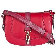 Torebka CLARKS - Tiny May Red Leather - (klik w powiększone zdjęcie po więcej szczegółów)