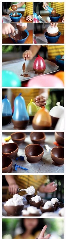 Czekoladowe miseczki ;)