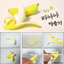 diy, diy projects, diy craft, handmade, diy clay banana