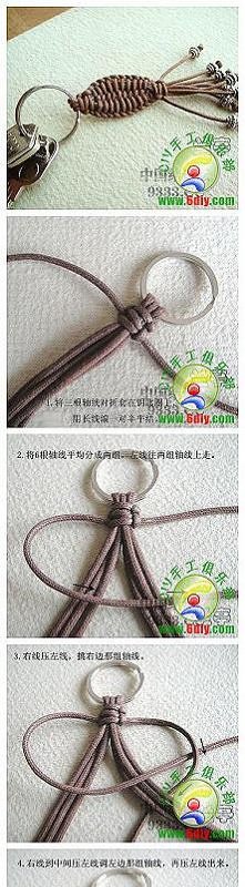 diy, diy projects, diy craft, handmade, diy chinese knot key chain