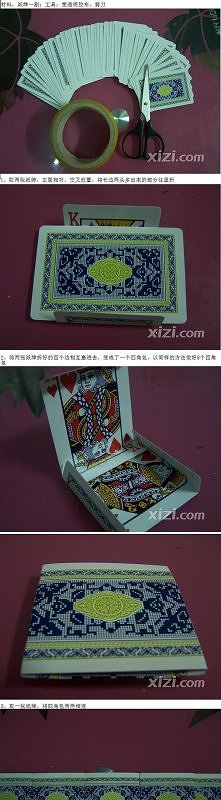     diy playing cards bowl