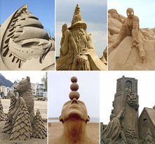 Sand Sculptures!