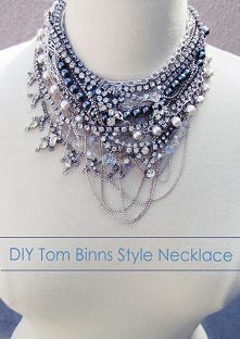 DIY vintage necklace