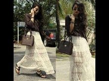 DIY LACE MAXI SKIRT FOR BEGINNERS
