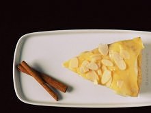 Tarta z budyniem i jabłkami. Mmmmm :)