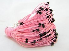 rózowo czarna bransoletka