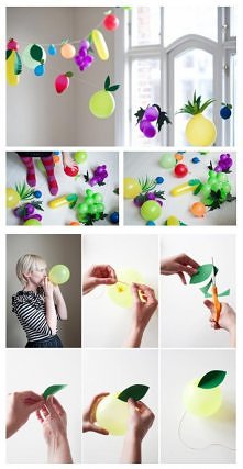     diy simple balloon decoration