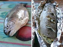 Pstrąg z piekarnika