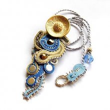 saadia.pl
Naszyjnik ślubny - sutasz / soutache.
