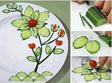     diy cucumber flower