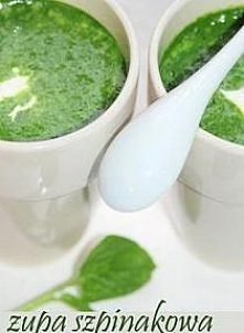 Zupa krem ze szpinakiem