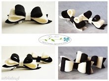 Spineczki filcowe kokardki, na klipsie typu aligator, wykonane z kolorowego filcu;) Ślicznie prezentują się na włoskach. Klips spinki posiada ząbki, więc spineczki bardzo dobrze...