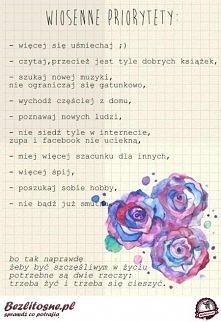 wiosenne priorytety :D