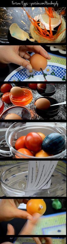 Wielkanocne wydmuszki :) Jajko z niespodzianką.