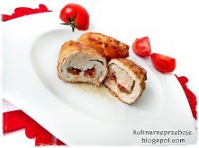 roladki z mozzarellą i suszonymi pomidorami