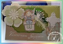 Kartka urodzinowo-imieninowa handmade scrapbooking diy