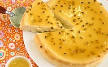 Passion fruit cheesecake