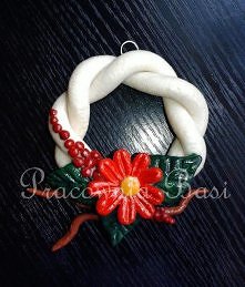 Dekoracja z masy solnej.