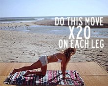 ćwiczenie na nogi i pośladki ;)