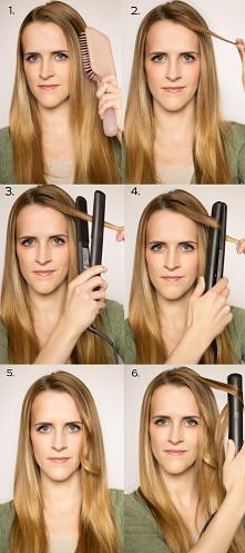 zawsze tak sobie kręcę włosy:)