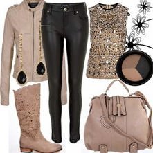 Stylizacja z kuferkiem i botkami