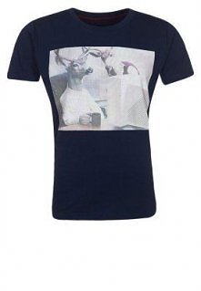 Humor NEU Tshirt z nadrukiem niebieski - Chcesz wiedzieć więcej? - Kliknij w powiększone zdjęcie -  Cena: 89 zł. Humor NEU Tshirt z nadrukiem niebieski Promocje w Zalando.pl | m...