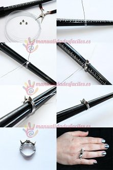 Pierścionek z ćwiekami