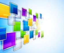 Ilustracja - Tło z kwadratów