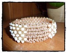 przód złoto-rózówo-perełkowej